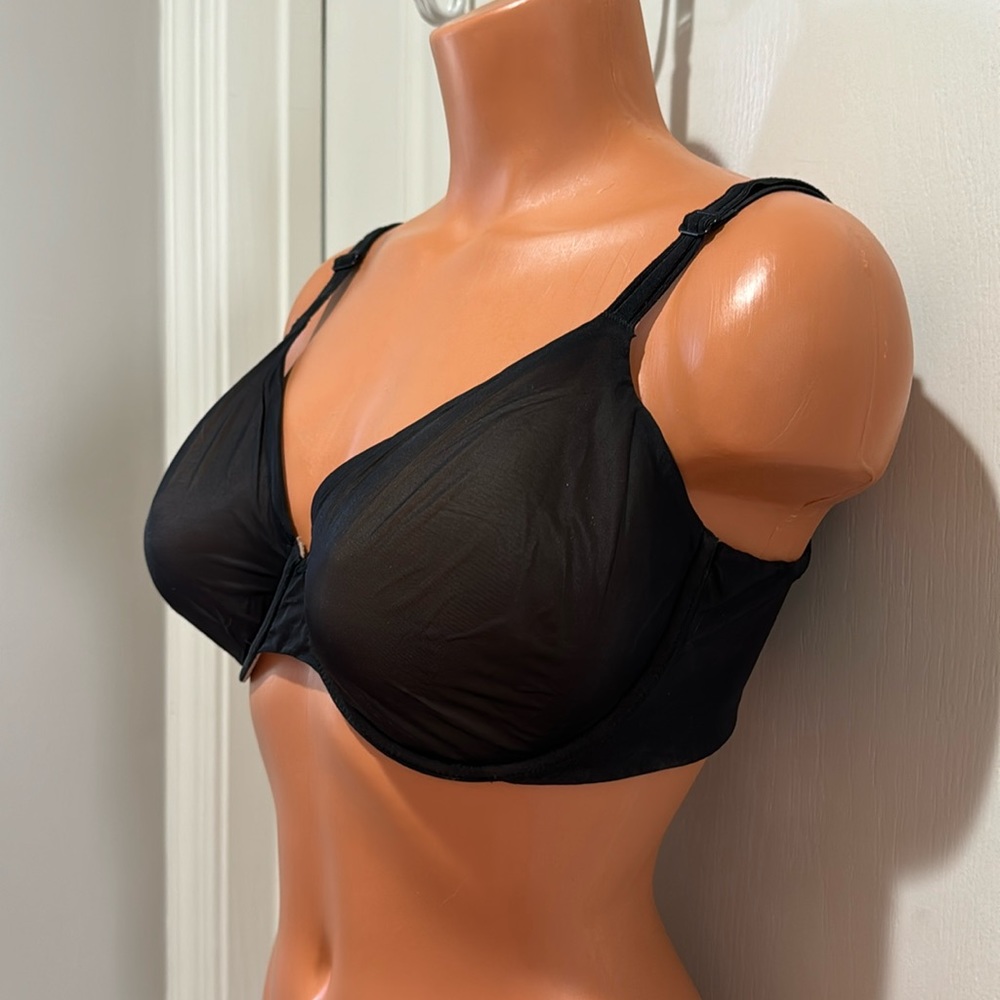 VICTORIA'S SECRET BARE Angelight Full-Coverage Bra Black 34DD $50 EUC - Picture 5 of 11